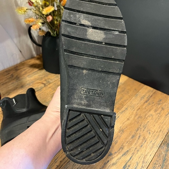 Tretorn Black Rubber Rain Boots – Approx. Size 7 US (see insole for reference) - Picture 8 of 10